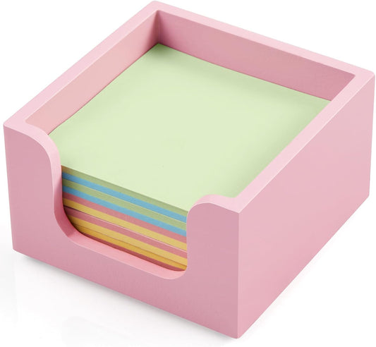 Pink Wooden Note Holder: Compact, Cute, and Highly Functional