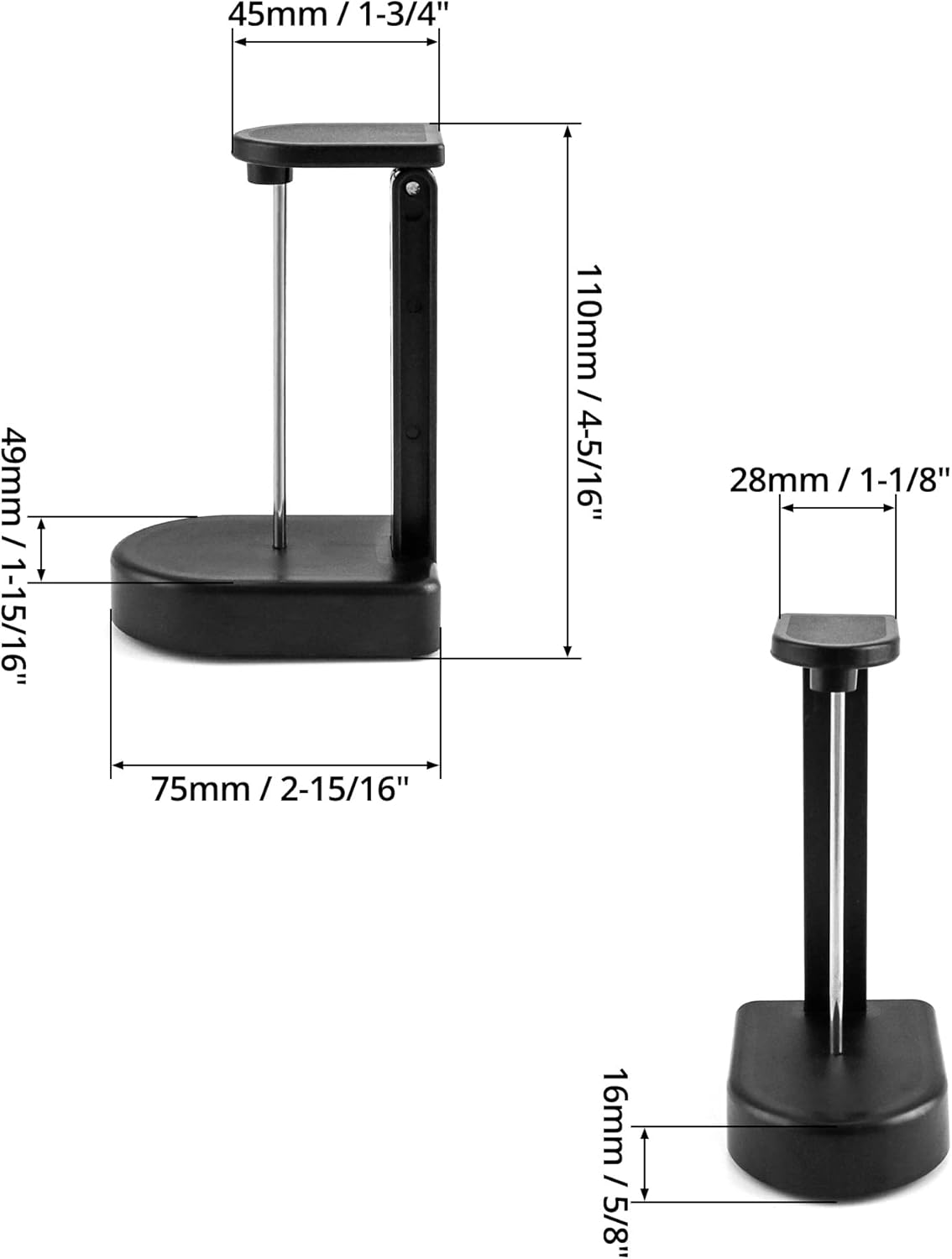 Black Desktop Note Holder: Sleek Functionality for Organized Display