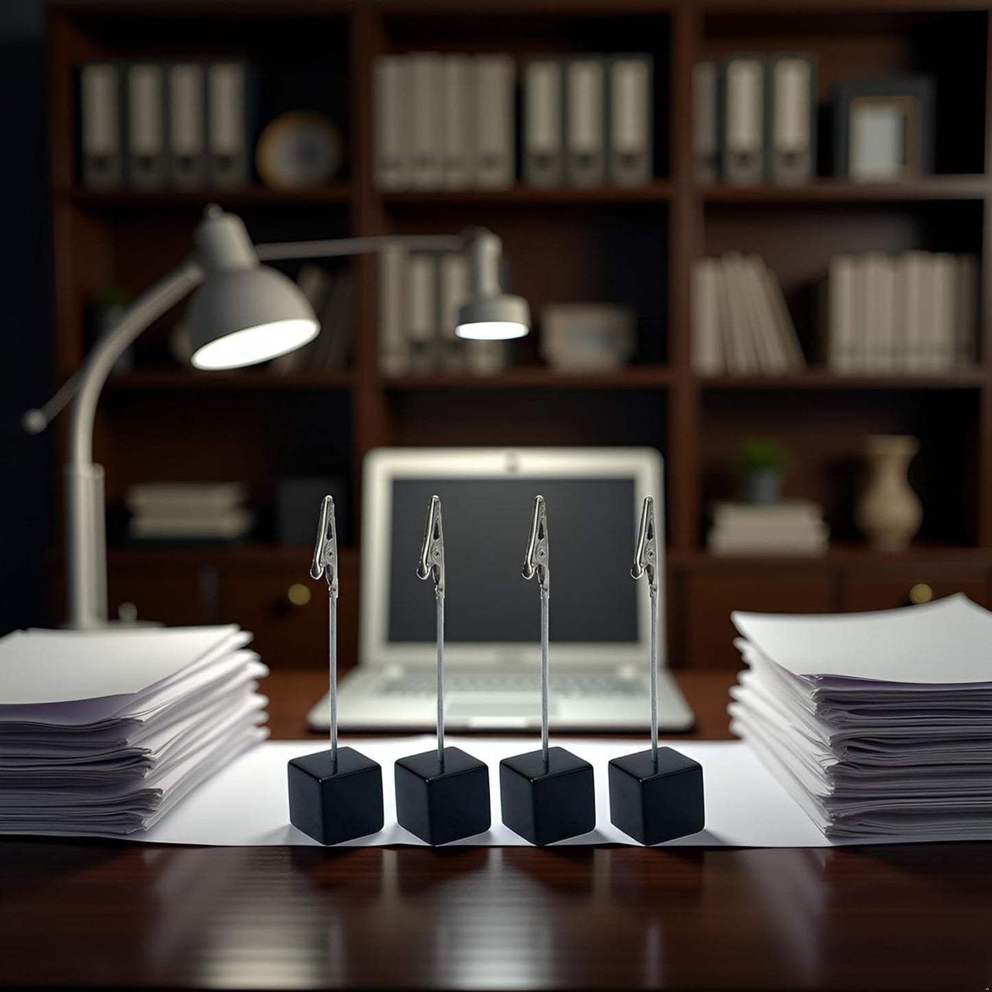 Cube - Based Clip Holder: A Blend of Stability and Versatility for Display Needs